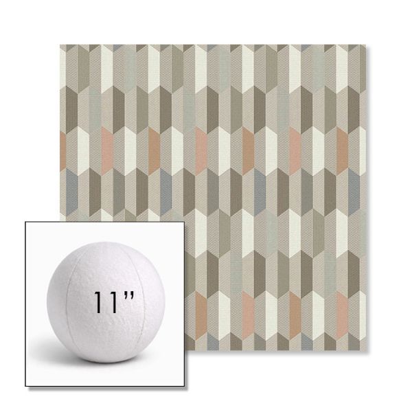 Picture of Precise Fawn | 11" Round Ball Pillow Sunbrella® Outdoor Pillow (3" Thick)