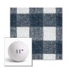 Picture of Preso Indigo | 11" Round Ball Pillow Sunbrella® Outdoor Pillow (3" Thick)