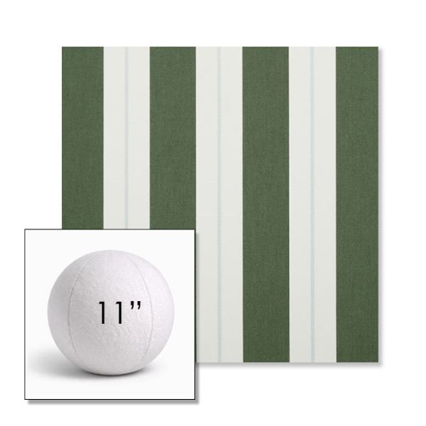 Picture of Relate Ivy | 11" Round Ball Pillow Sunbrella® Outdoor Pillow (3" Thick)