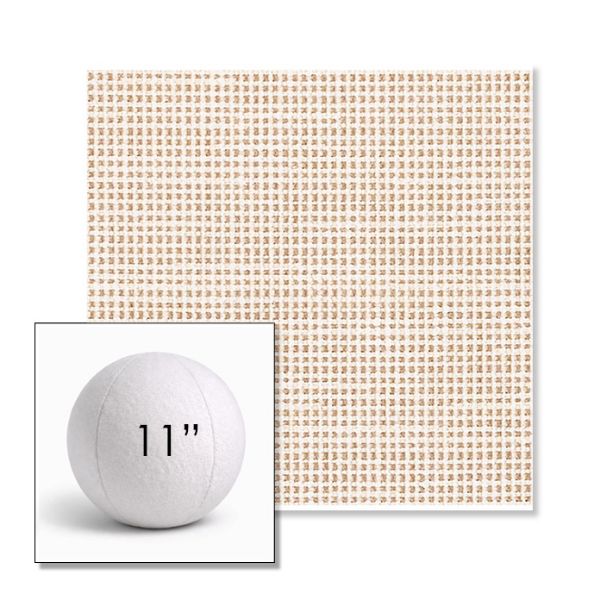 Picture of Rest Bisque | 11" Round Ball Pillow Sunbrella® Outdoor Pillow (3" Thick)