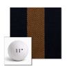 Picture of Rothko Bourbon Blue | 11" Round Ball Pillow Sunbrella® Outdoor Pillow (3" Thick)