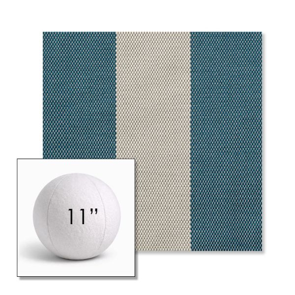 Picture of Rothko Curacao | 11" Round Ball Pillow Sunbrella® Outdoor Pillow (3" Thick)