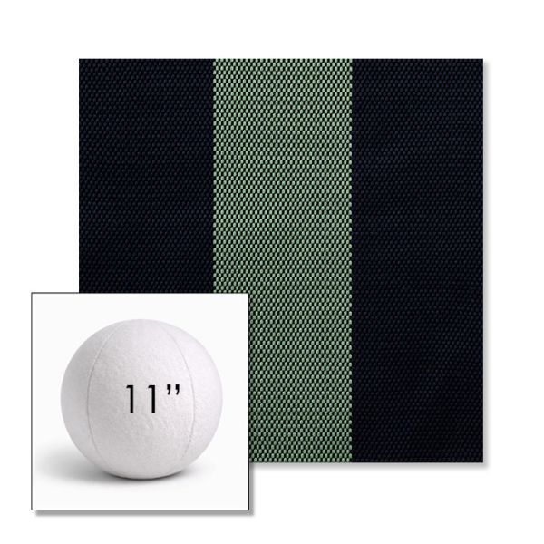Picture of Rothko Mint Julep | 11" Round Ball Pillow Sunbrella® Outdoor Pillow (3" Thick)