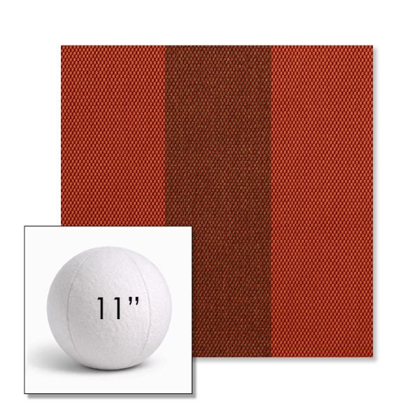 Picture of Rothko Whiskey Ginger | 11" Round Ball Pillow Sunbrella® Outdoor Pillow (3" Thick)