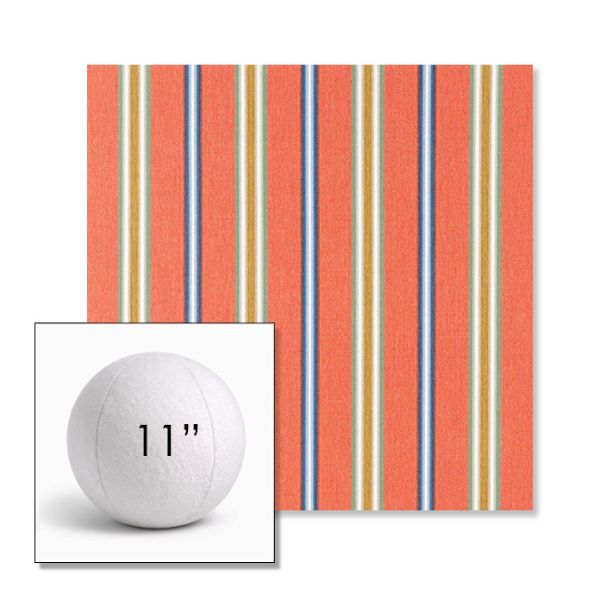 Picture of Saltillo Sedona | 11" Round Ball Pillow Sunbrella® Outdoor Pillow (3" Thick)