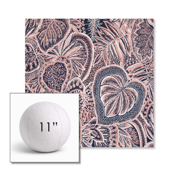 Picture of Sensibility Splendor | 11" Round Ball Pillow Sunbrella® Outdoor Pillow (3" Thick)