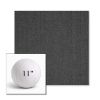 Picture of Switch Ash | 11" Round Ball Pillow Sunbrella® Outdoor Pillow (3" Thick)