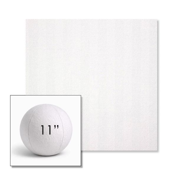 Picture of Switch Salt | 11" Round Ball Pillow Sunbrella® Outdoor Pillow (3" Thick)