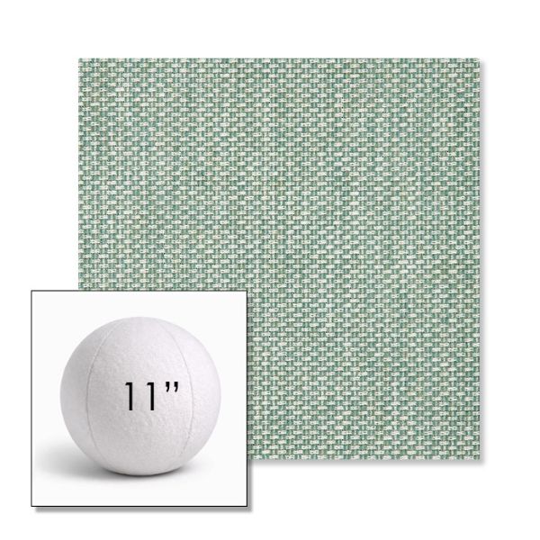 Picture of Tailored Spa | 11" Round Ball Pillow Sunbrella® Outdoor Pillow (3" Thick)