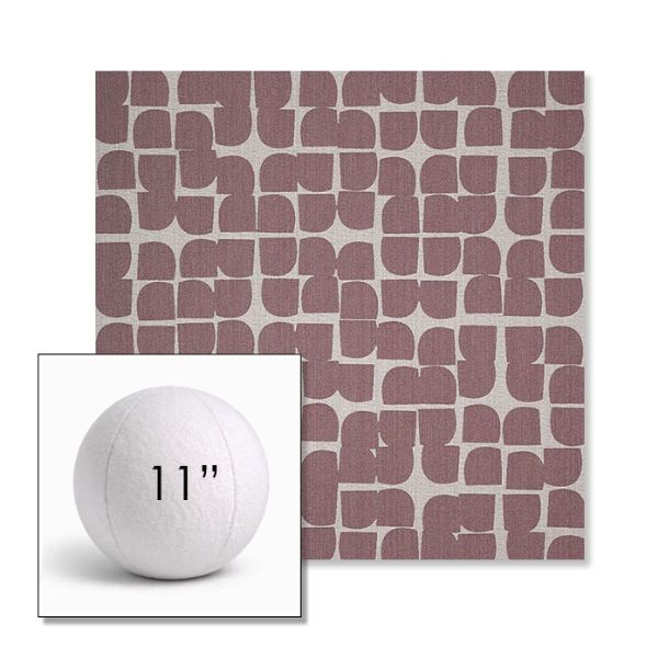 Picture of Toggle Aster | 11" Round Ball Pillow Sunbrella® Outdoor Pillow (3" Thick)