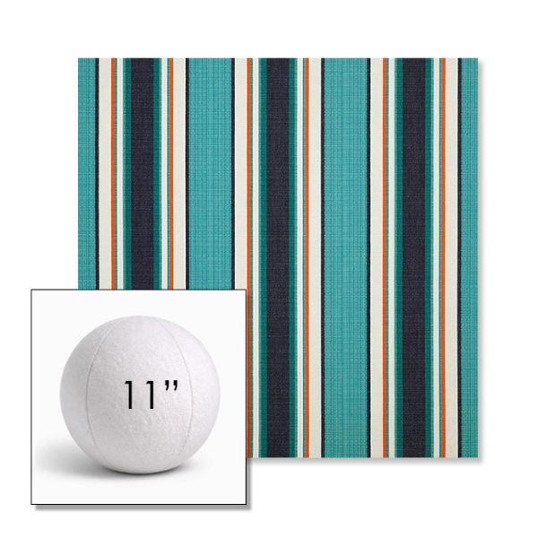 Picture of Token Surfside | 11" Round Ball Pillow Sunbrella® Outdoor Pillow (3" Thick)