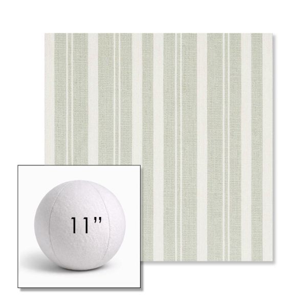 Picture of Tranquil Sage | 11" Round Ball Pillow Sunbrella® Outdoor Pillow (3" Thick)