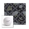 Picture of Trellis Morning Glory | 11" Round Ball Pillow Sunbrella® Outdoor Pillow (3" Thick)