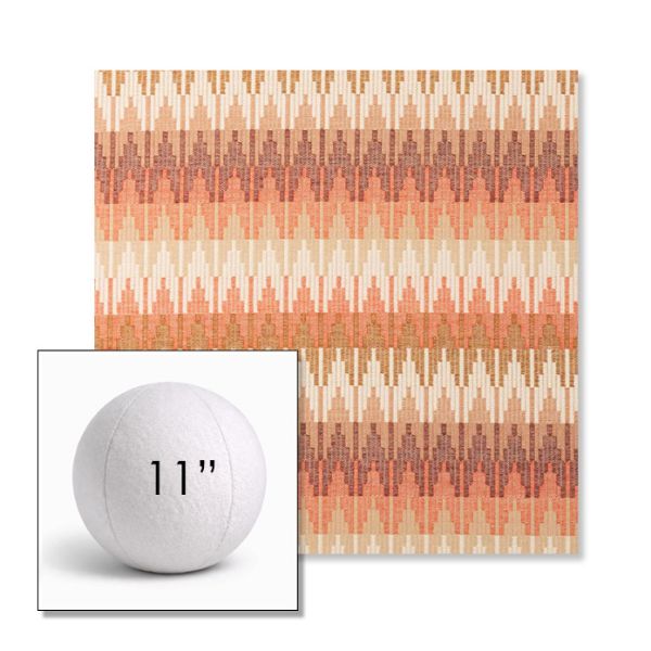 Picture of Valley Desert | 11" Round Ball Pillow Sunbrella® Outdoor Pillow (3" Thick)