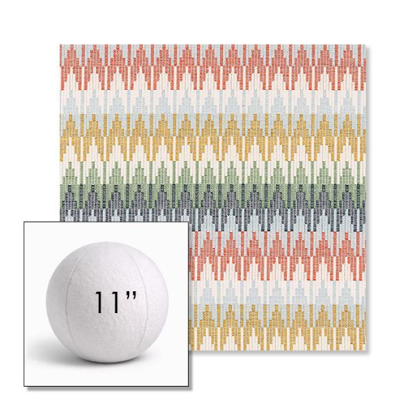 Picture of Valley Sedona | 11" Round Ball Pillow Sunbrella® Outdoor Pillow (3" Thick)