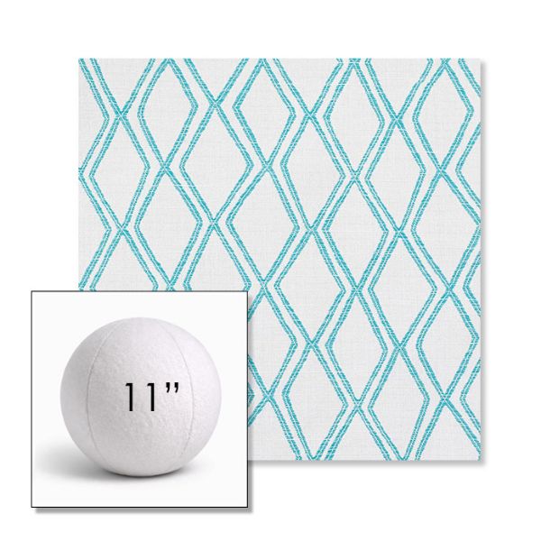 Picture of Voyage Breeze | 11" Round Ball Pillow Sunbrella® Outdoor Pillow (3" Thick)