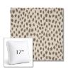 Picture of Agra Pebble | 17" Square Boxed Sunbrella® Outdoor Pillow (3" Thick)