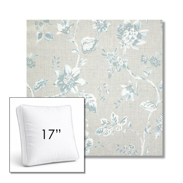 Picture of Ariana Dew | 17" Square Boxed Sunbrella® Outdoor Pillow (3" Thick)