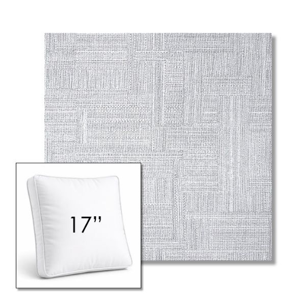 Picture of Boro Elegance | 17" Square Boxed Sunbrella® Outdoor Pillow (3" Thick)