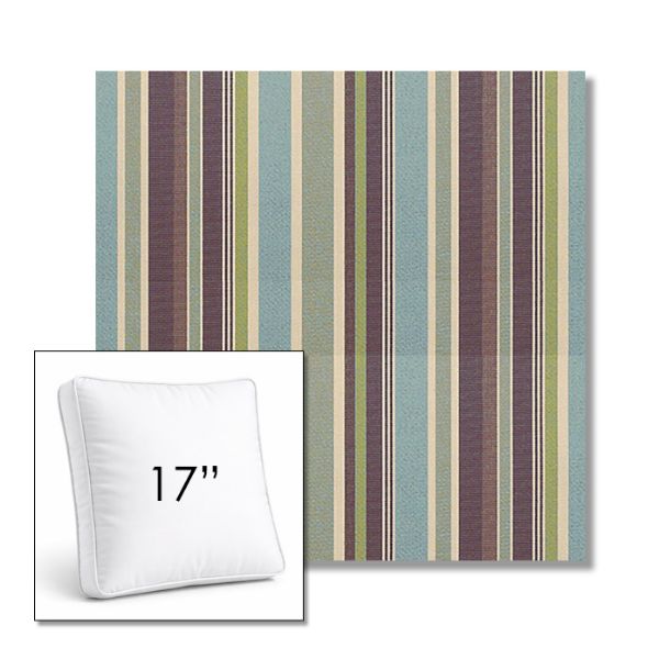 Picture of Brannon Whisper | 17" Square Boxed Sunbrella® Outdoor Pillow (3" Thick)