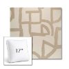 Picture of Brushstroke Stucco | 17" Square Boxed Sunbrella® Outdoor Pillow (3" Thick)