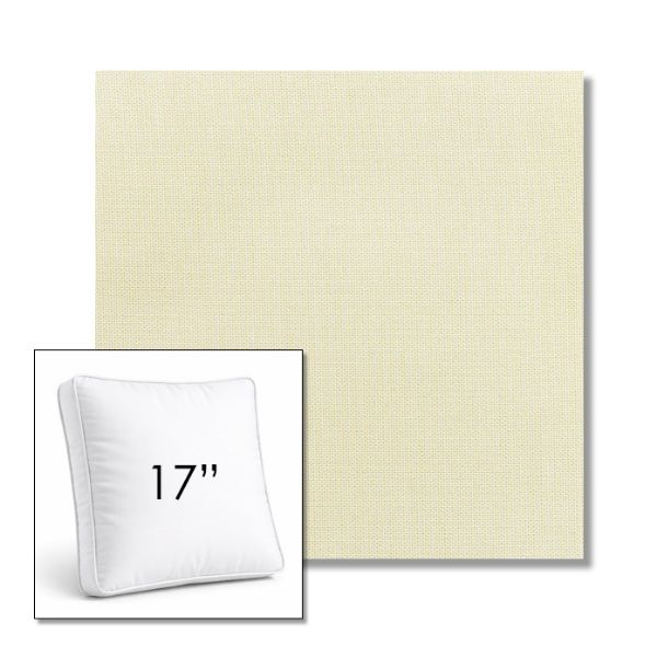 Picture of Canvas Birds Eye | 17" Square Boxed Sunbrella® Outdoor Pillow (3" Thick)