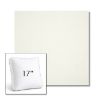 Picture of Canvas White | 17" Square Boxed Sunbrella® Outdoor Pillow (3" Thick)