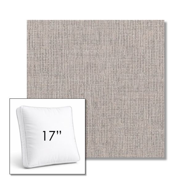 Picture of Cassava Stone | 17" Square Boxed Sunbrella® Outdoor Pillow (3" Thick)