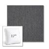 Picture of Cast Charcoal | 17" Square Boxed Sunbrella® Outdoor Pillow (3" Thick)