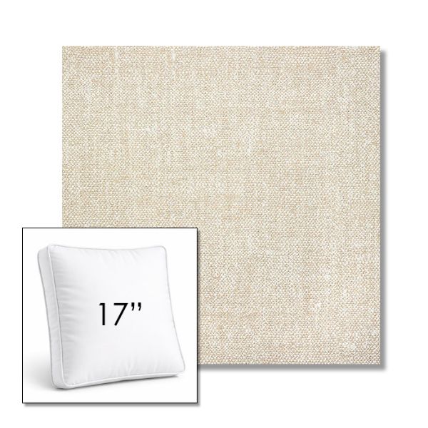 Picture of Chartres Cloud | 17" Square Boxed Sunbrella® Outdoor Pillow (3" Thick)