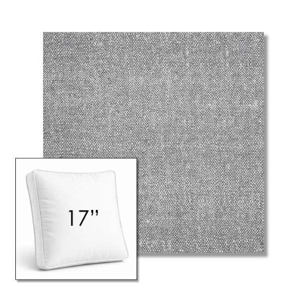 Picture of Chartres Gull | 17" Square Boxed Sunbrella® Outdoor Pillow (3" Thick)