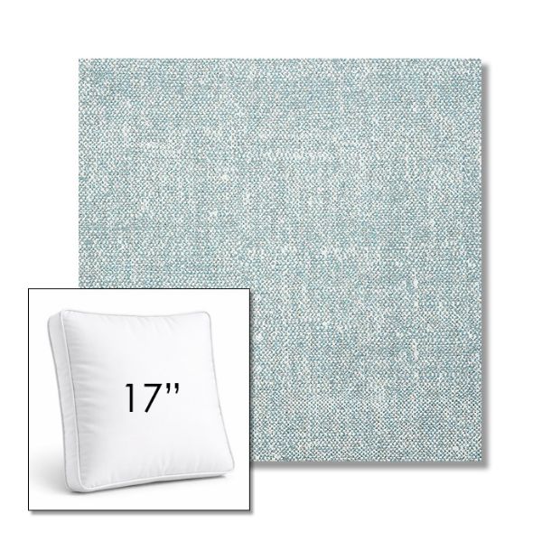 Picture of Chartres Opal | 17" Square Boxed Sunbrella® Outdoor Pillow (3" Thick)