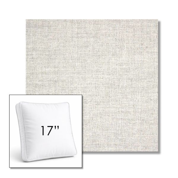 Picture of Crush Cloud | 17" Square Boxed Sunbrella® Outdoor Pillow (3" Thick)