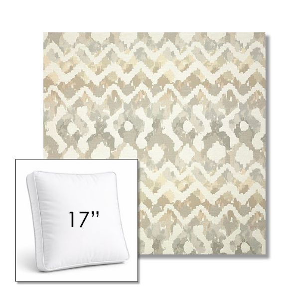 Picture of Inga Marble | 17" Square Boxed Sunbrella® Outdoor Pillow (3" Thick)