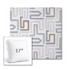 Picture of Labyrinth Cloud | 17" Square Boxed Sunbrella® Outdoor Pillow (3" Thick)