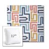 Picture of Labyrinth Fiesta | 17" Square Boxed Sunbrella® Outdoor Pillow (3" Thick)