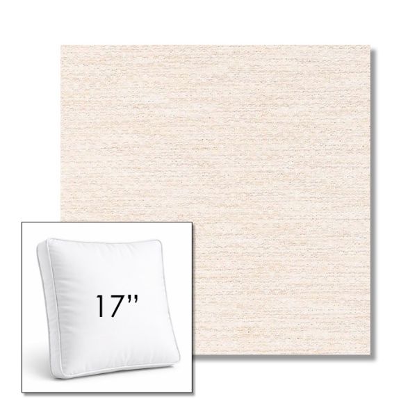 Picture of Litchfield Eggshell | 17" Square Boxed Sunbrella® Outdoor Pillow (3" Thick)