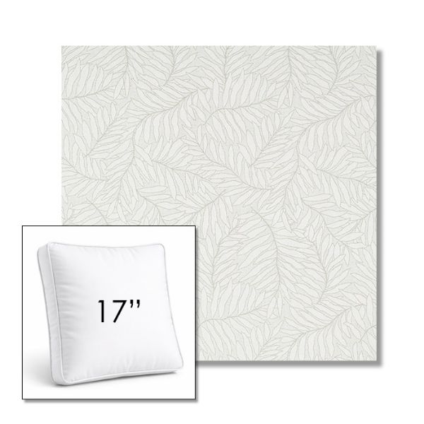 Picture of Lively Sage | 17" Square Boxed Sunbrella® Outdoor Pillow (3" Thick)