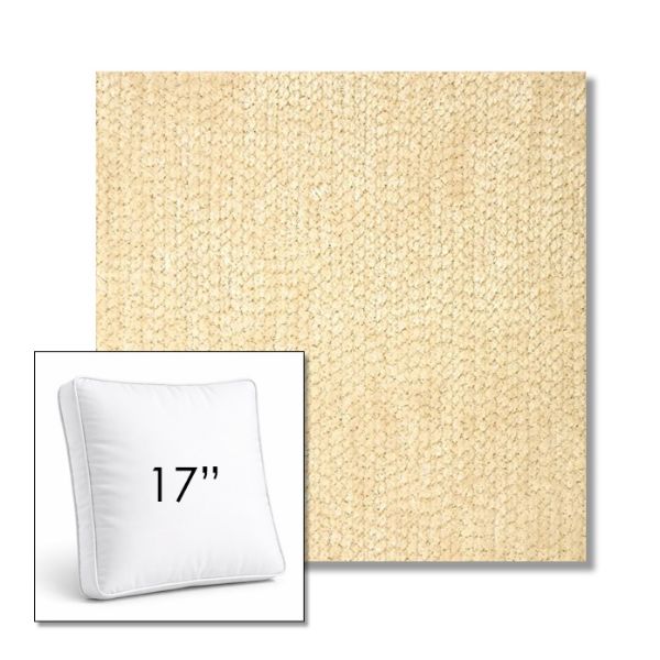 Picture of Margo Parchment | 17" Square Boxed Sunbrella® Outdoor Pillow (3" Thick)