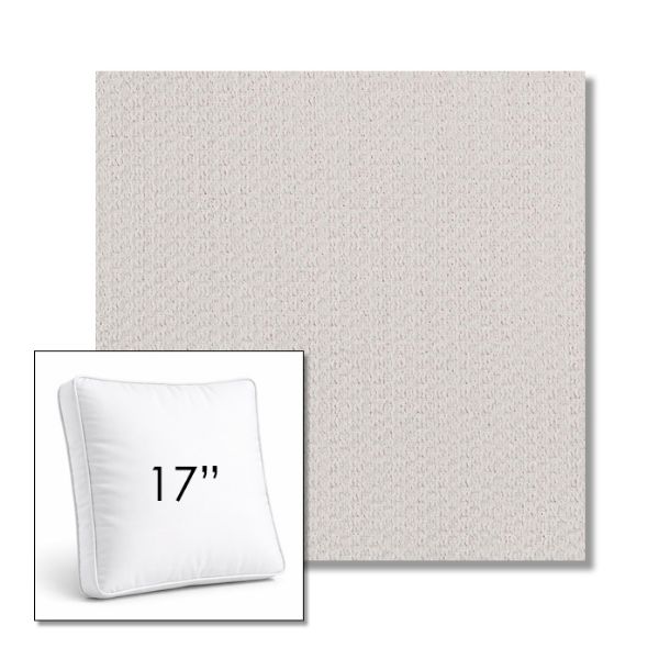 Picture of Metamorphic Snow | 17" Square Boxed Sunbrella® Outdoor Pillow (3" Thick)