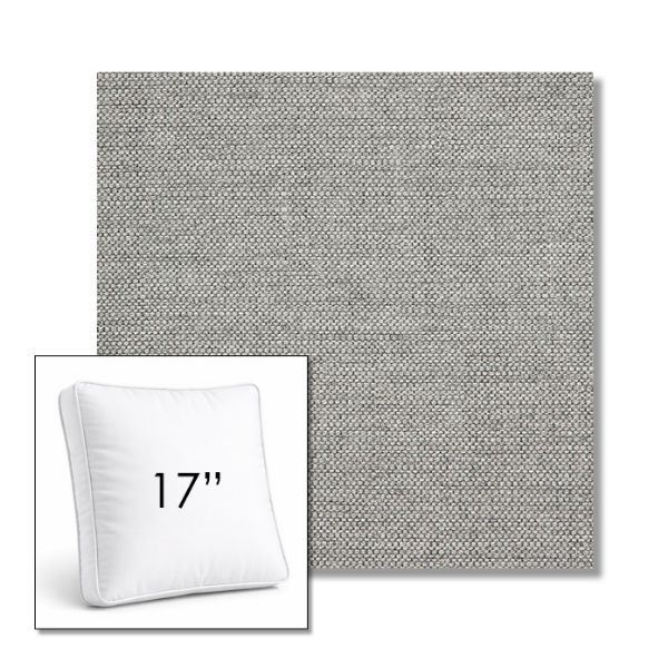 Picture of Piazza Stone | 17" Square Boxed Sunbrella® Outdoor Pillow (3" Thick)