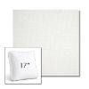 Picture of Pique Salt | 17" Square Boxed Sunbrella® Outdoor Pillow (3" Thick)