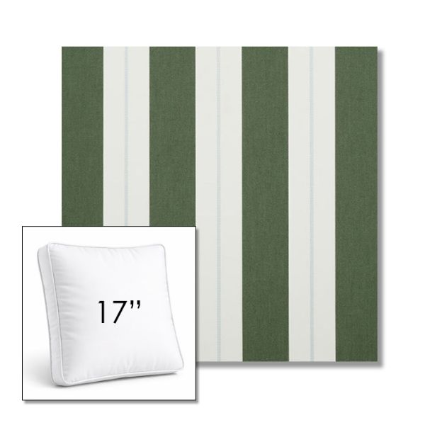 Picture of Relate Ivy | 17" Square Boxed Sunbrella® Outdoor Pillow (3" Thick)