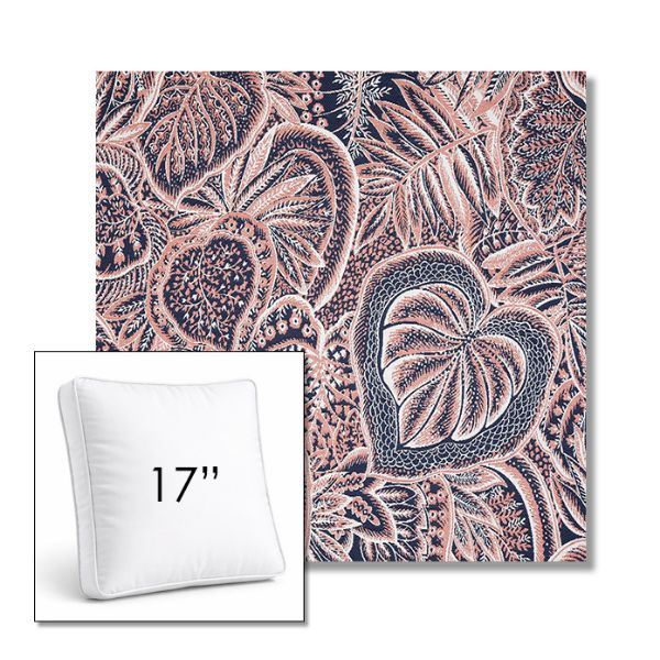 Picture of Sensibility Splendor | 17" Square Boxed Sunbrella® Outdoor Pillow (3" Thick)