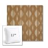 Picture of Spinner Diamond Teak | 17" Square Boxed Sunbrella® Outdoor Pillow (3" Thick)