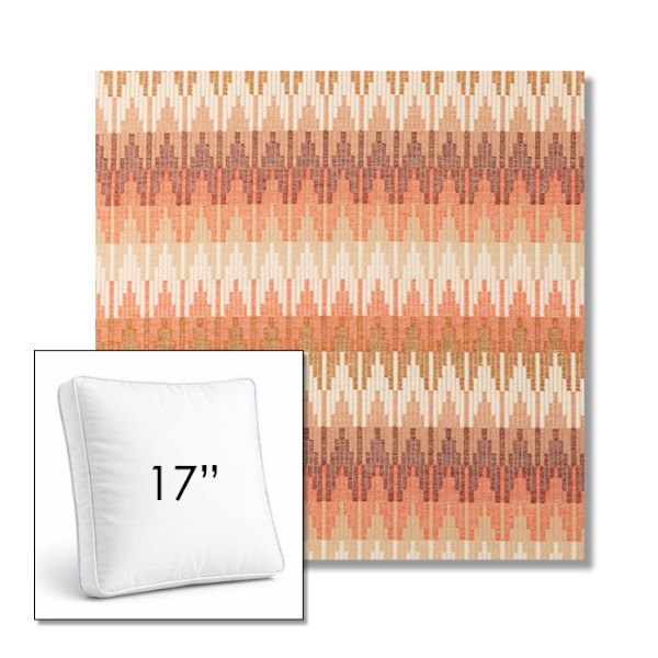 Picture of Valley Desert | 17" Square Boxed Sunbrella® Outdoor Pillow (3" Thick)