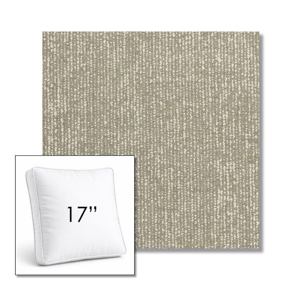 Picture of Vista Seasalt | 17" Square Boxed Sunbrella® Outdoor Pillow (3" Thick)