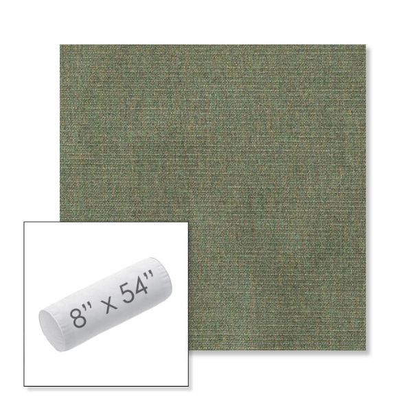 Picture of Ambrose Fern | 8" x 54" Outdoor Bolster Pillow Sunbrella® Fabric