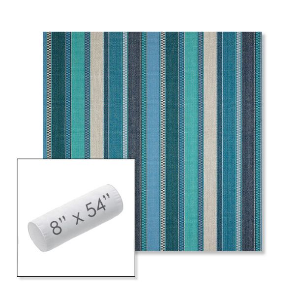 Picture of Ascend Oasis | 8" x 54" Outdoor Bolster Pillow Sunbrella® Fabric