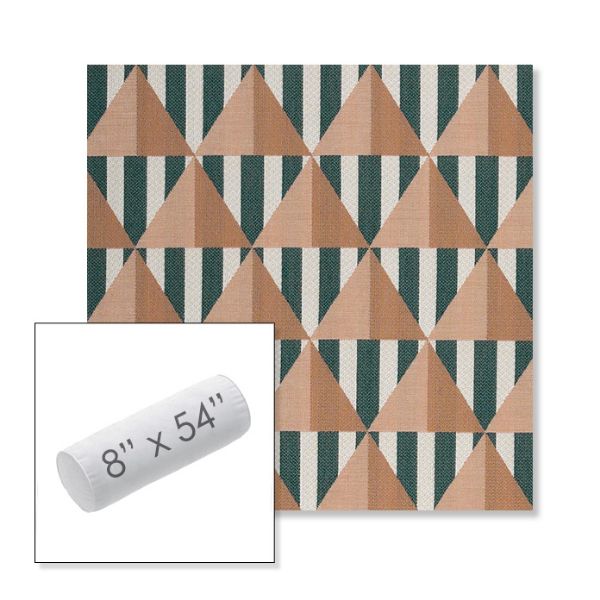 Picture of Buoy Santa Monica | 8" x 54" Outdoor Bolster Pillow Sunbrella® Fabric